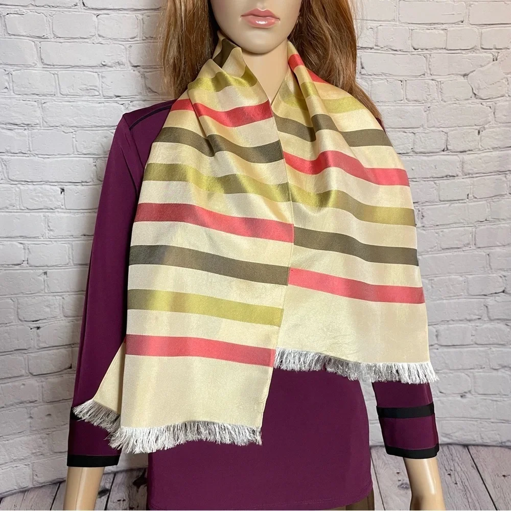 Vintage Silk Scarf Made in Italy For Bloomingdale's